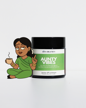 Load image into Gallery viewer, Aunty Vibes - Soy Candle (Jasmine &amp; Cardamom)