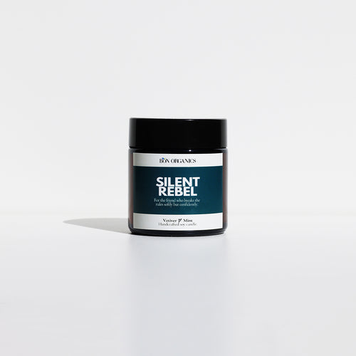 Silent Rebel - Soy Candle (Vetiver & Mint)